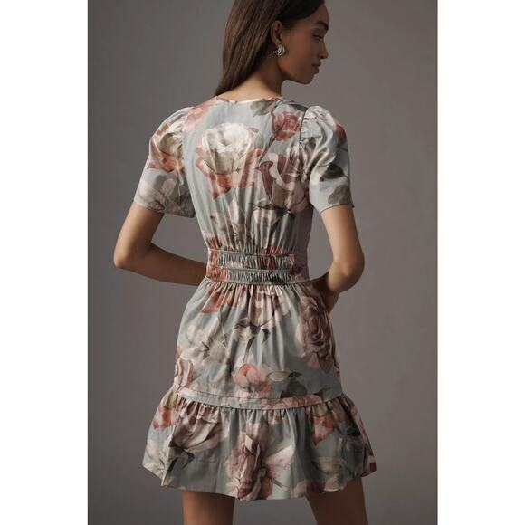New Anthropologie x Loverly Grey: The Somerset Mini Dress $140 PLUS 1X Floral - Picture 7 of 8